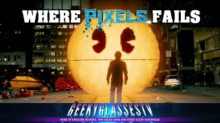 Pixels Movie Review  GGTV REVIEWS [upl. by Hgielrahc]