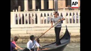 Woman prepares to become citys first female gondolier [upl. by Risay]