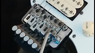 Adding a Shim to a Floyd Rose Saddle  Easy [upl. by Llennej]