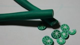 Lime Cane Polymer Clay [upl. by Leeann991]