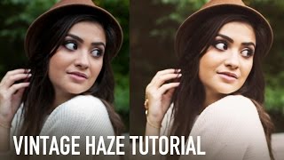 Vintage Haze Photo Coloring  Photoshop Tutorial [upl. by Geiss609]