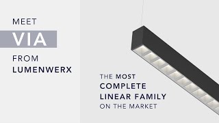 Linear LED Lighting for Every Design  Via from Lumenwerx [upl. by Desiree]