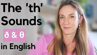 The two TH Sounds in English  ð amp θ  Consonants in English [upl. by Gayner]