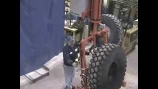 Positech® Vertical Lift Cylinder for Tire Handling [upl. by Ettenel]