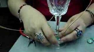 Wire Wrapped Wine Glass [upl. by Omora]