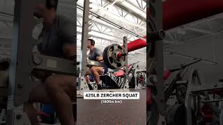 425LB Zercher Squat [upl. by Puna]