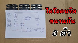 ไดโอดบริดขนานกัน 3 ตัว สุดแจ๋ว [upl. by Meredi]