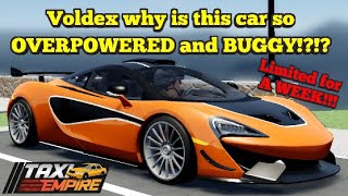 Quick Review of the NEW LIMITED 2019 McLaren 620R in Tax Driving Empire March 2023 [upl. by Nnyrb]