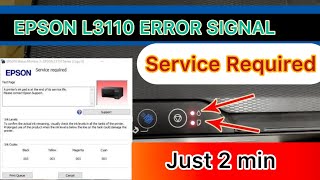 Epson l3110 3116 3150 all Epson printer restter Service Required100 salutation [upl. by Kaliope]