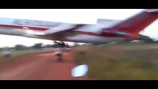 Aerosucre Boeing 727 HK4544 crashes after takeoff from Germán Olano Airport [upl. by Guadalupe]