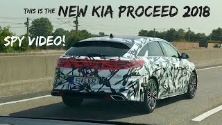 2018 KIA ProCeed Shooting Brake Scoop  Spy video [upl. by Lettig]