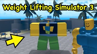 ITS BACK Weight Lifting Simulator 3 Roblox [upl. by Esor]