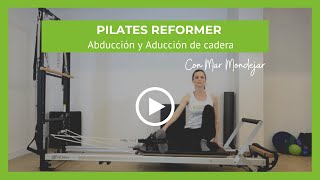 Abducción y Aducción de cadera en pilates Reformer [upl. by Ynner]