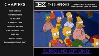 THX The Simpsons 1994 In Separate Channels [upl. by Airitac817]