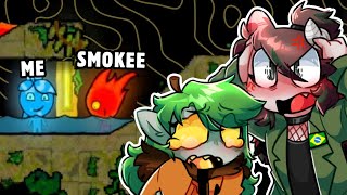 This game ruined our friendship Fireboy and Watergirl  ft SmokeeBee [upl. by Kettie943]