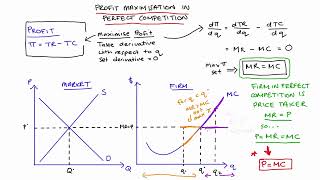 Perfect Competition Example Problems Algebra Based Solutions [upl. by Ravaj]