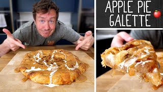 Salted Caramel Apple Galette The Ultimate Lazy Apple Pie [upl. by Cowen]