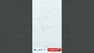 Easy shree Krishna drawing with flute music trending drawing krishnadrawing shorts [upl. by Suiravaj]