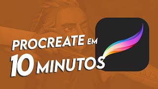 PROCREATE para INICIANTES Aprenda em 10 Minutos [upl. by Leagiba]