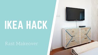 Rast IKEA Hack DIY pattern Painting [upl. by Canotas]