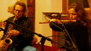 Raga Madhukauns  Jugalbandi Bansuri amp Saxophone Tabla live p14 Stephanie Bosch [upl. by Towne914]