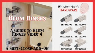 Blum Hinges Series  Installing an Easy to Use SoftClose AddOn [upl. by Adnomal]