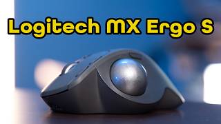 Logitech MX Ergo S Bluetooth Trackball Mouse Review [upl. by Analram]