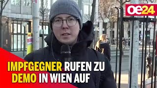 ImpfgegnerDemo Ankunft bei Schottenring [upl. by Eada]