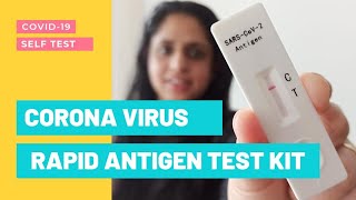 കൊറോണ ടെസ്റ്റ്‌ വീട്ടിൽ എങ്ങനെ ചെയ്യാം  Covid19 Rapid Antigen Test  Malayalam [upl. by Eatnod]