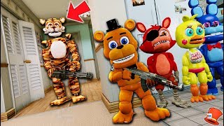 CAN FNAF WORLD DEFEAT EVIL TIGER ANIMATRONIC BABYSITTER GTA 5 Mods FNAF RedHatter [upl. by Asselim443]