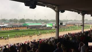 Kentucky Derby 2018 Justify  3rd floor view [upl. by Zosima]