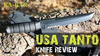 Kabar USA Black Tanto 1245 Knife Review  OsoGrandeKnives [upl. by Paviour952]