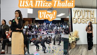 USA Mizo Thalai Combine Service VlogRapper Vannexoffical tel ve tlatMizo Choka ka thleng ve zuks [upl. by Gerita]