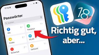 Darum nutze ich Apples neue Passwörter App NICHT iOS 18 [upl. by Wolsniw]