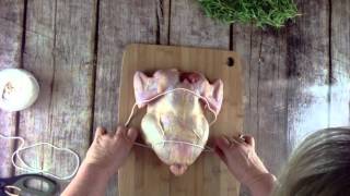 How to Truss a Chicken for Rotisserie [upl. by Asylla]