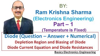 18 Diode Question Answer and Numerical Part  1 [upl. by Euqinemod]