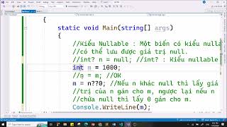 CSE1757 Buổi 5 Nullable var dynamic class generic method generic interface generic [upl. by Delfine270]