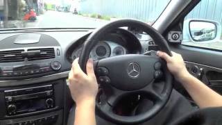 BENZ ベンツ mercedes W211 E320CDI 後付け ﾊﾟﾄﾞﾙｼﾌﾄ 作動動画 E320 [upl. by Ardella]