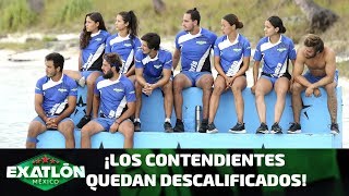 ¡El equipo azul queda DESCALIFICADO por conducta antideportiva  Episodio 84  Exatlón México [upl. by Arral]