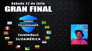 🏆 GRAN FINAL Torneo EscudomaníA Countryballs Sudamérica 2023 🏆 [upl. by Amato]