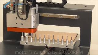 PCB milling machine MIPEC 4MILL300ATC [upl. by Pigeon272]