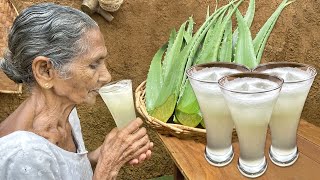 Aloe Vera Juice  Aloe Vera Drink  Natural Aloe Vera Juice  Fresh Aloe Vera Juice by Grandma Menu [upl. by Stoddart]