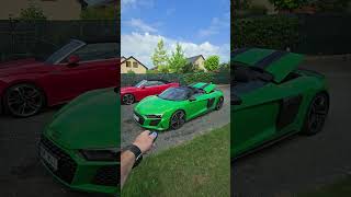 2023 Audi R8 Spyder V10  roof down amp roof up [upl. by Aurilia]