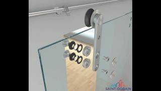 Sliding door installation video Model Venezia by Saint Gobain [upl. by Brodench]