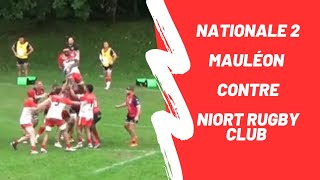 Rugby Nationale  2 Mauleon vs Niort Rugby Club 06102024 [upl. by Ecniv]