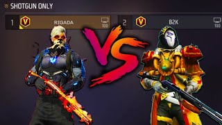 B2K BORN2KILL VS RIGADA  SHOTGUN VS SHOTGUN CHALLENGE [upl. by Linzy]