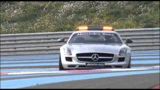 New Mercedes SLS AMG F1 Safety Car 2011 Driving [upl. by Attolrac]