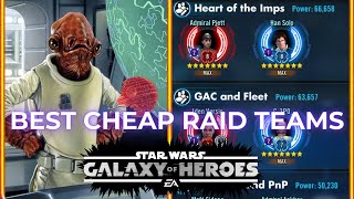 5 Endor Raid Teams for EVERYONE in SWGOH [upl. by Acceb]