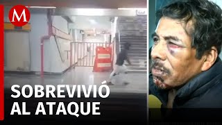 Plácido Martínez narra su experiencia tras el ataque en el Metro de la CdMx [upl. by Hgielsel]