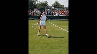 Erica Andreevas Backhand Up Close wta tennis backhand [upl. by Donelu]